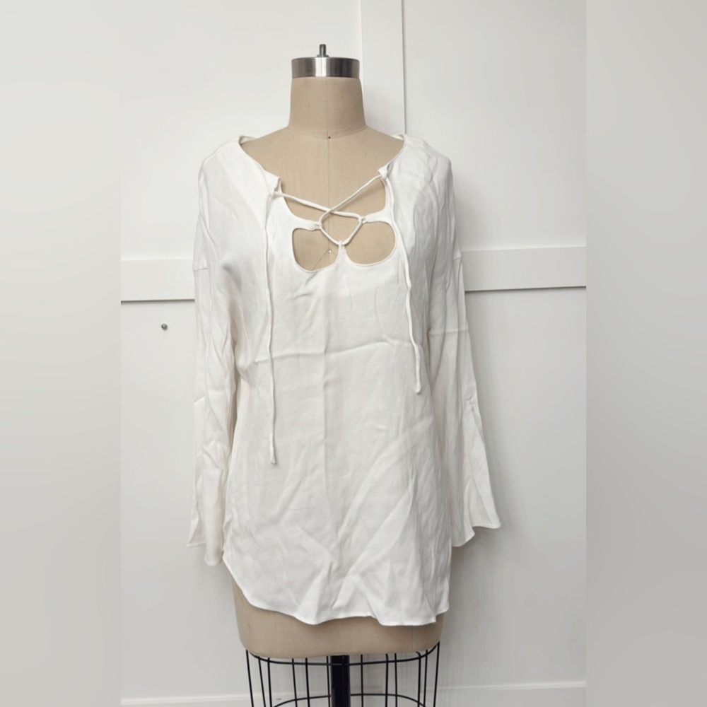Frame Denim White Blouse